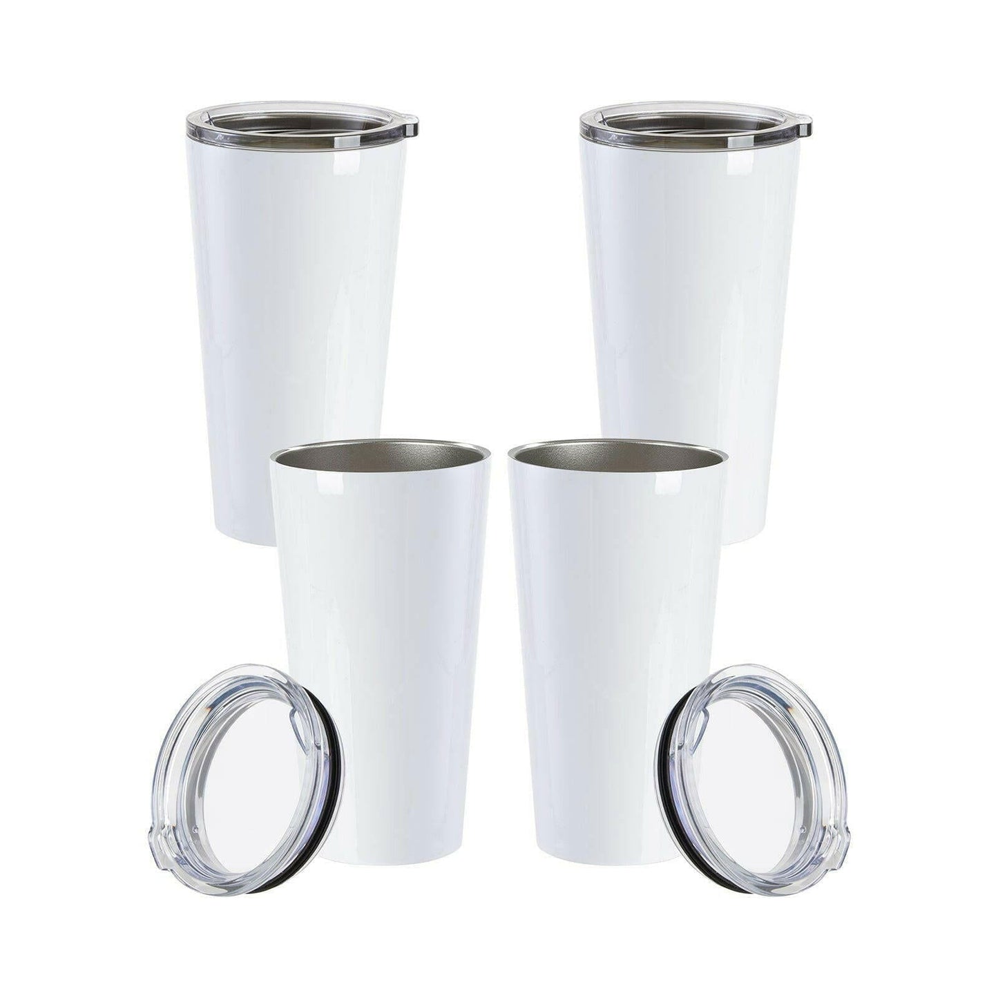 Craft Express 4 Pack 16oz Latte Sublimation Tumblers