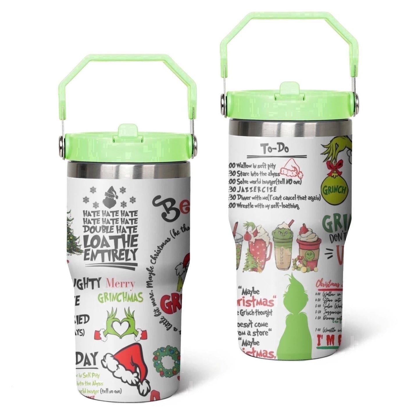 20oz Stainless Steel Tumbler with Lid and Straw,Spill Proof Travel Cup Double Wall Vacuum Insulated Coffee Mug - Tumbler
