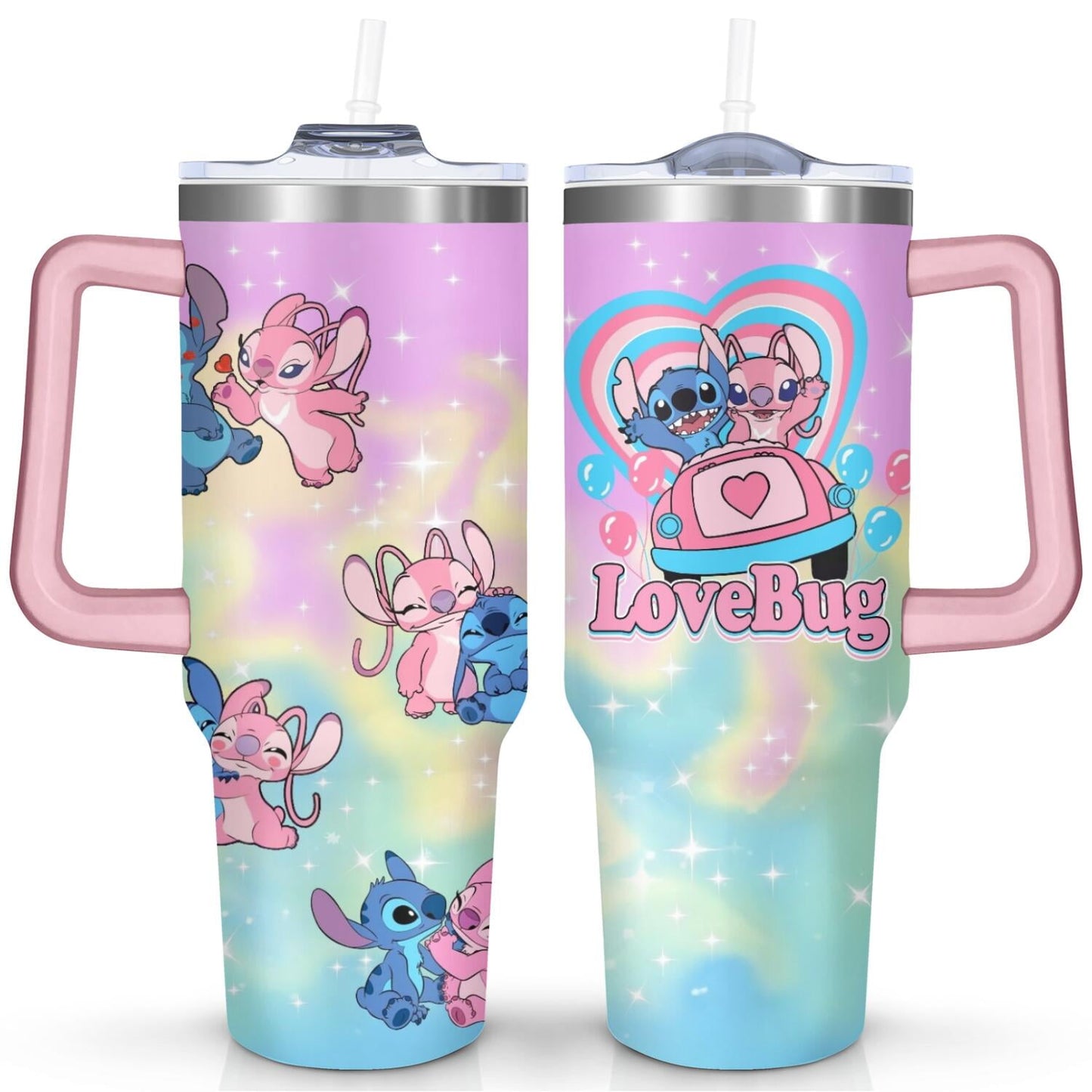 40oz Cartoon Movie Stainless Steel Tumbler with Lid and Straw,Spill Proof Cartoon Travel Cup for Cartoon Lovers - Tumbler