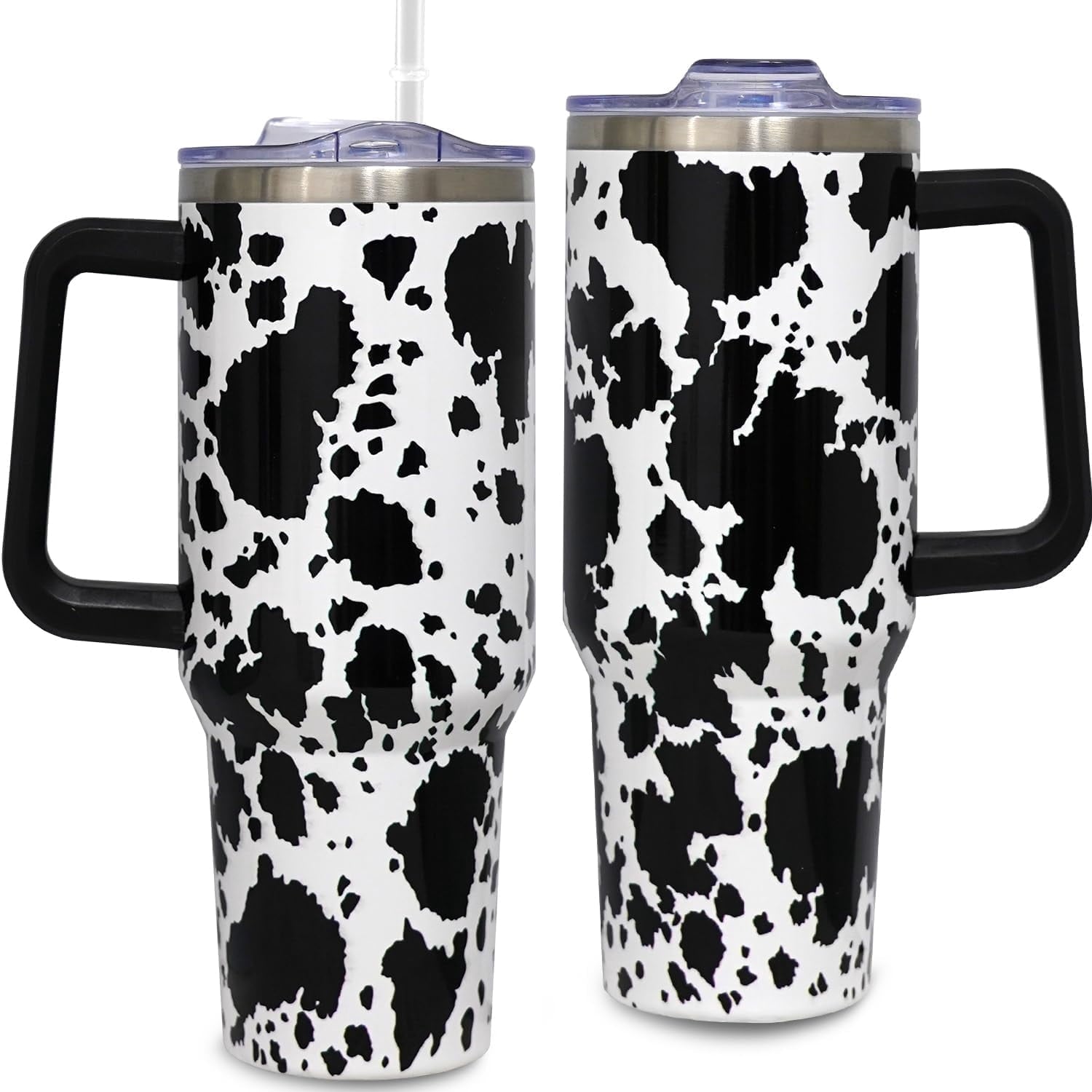 40oz Bee Tumbler With Handle Lid and Straw -Bee gifts - Reusable Stainless Steel Cup
