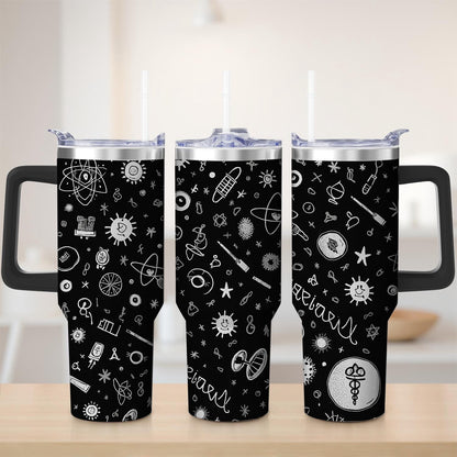 Black Space Science Stainless Steel Tumbler, 30oz - Tumbler