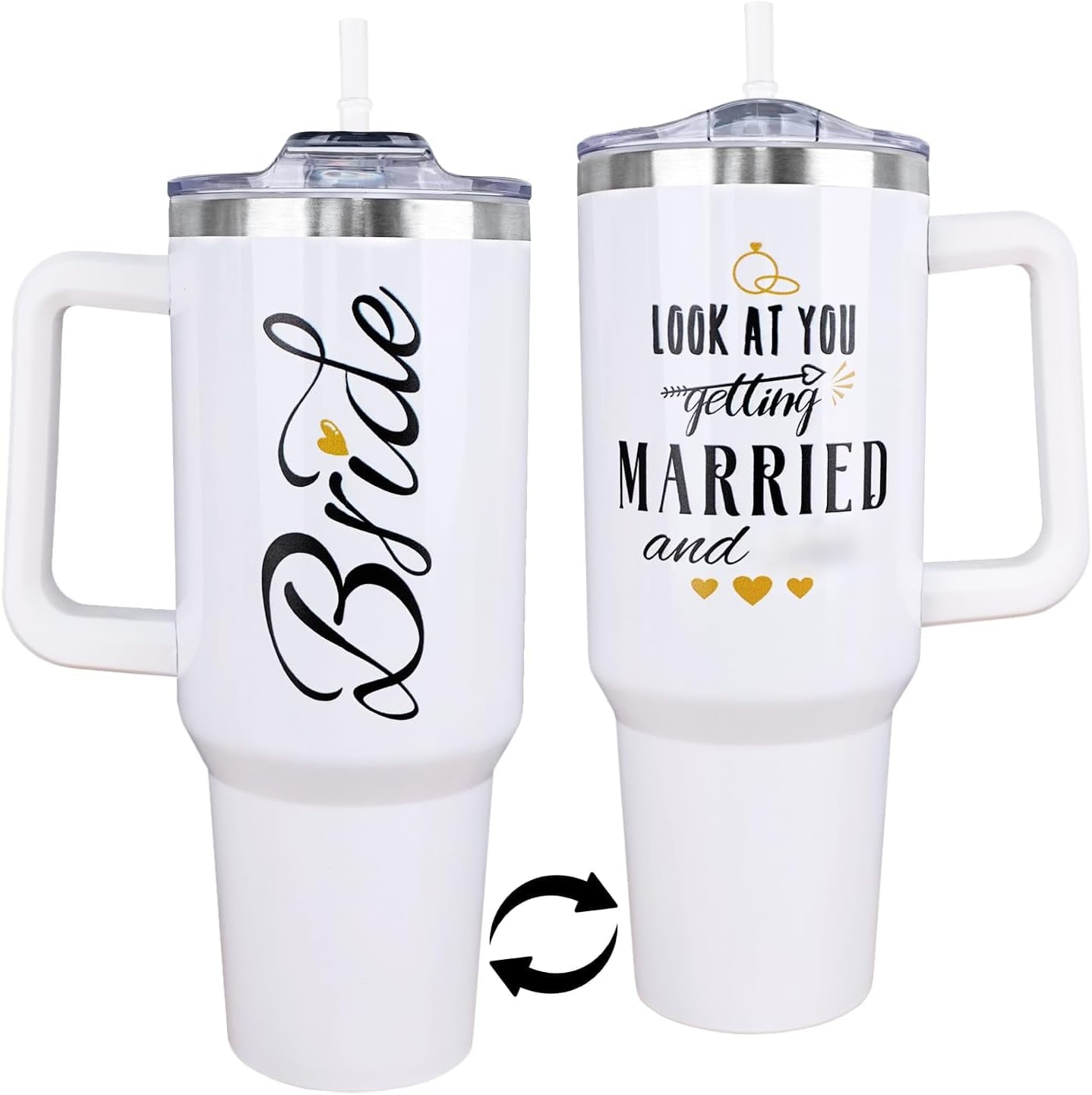 Gamer Gifts, 40 Oz Gaming Tumbler with Handle and Straw Gamer Cup Coffee Mug Tumbler for Men, - Tumbler