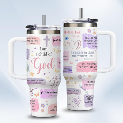 40oz Insulated Stainless Steel Tumbler with Handle, Abstract Brown Leopard Print Leakproof Water Bottles Travel Mug with - Tumbler