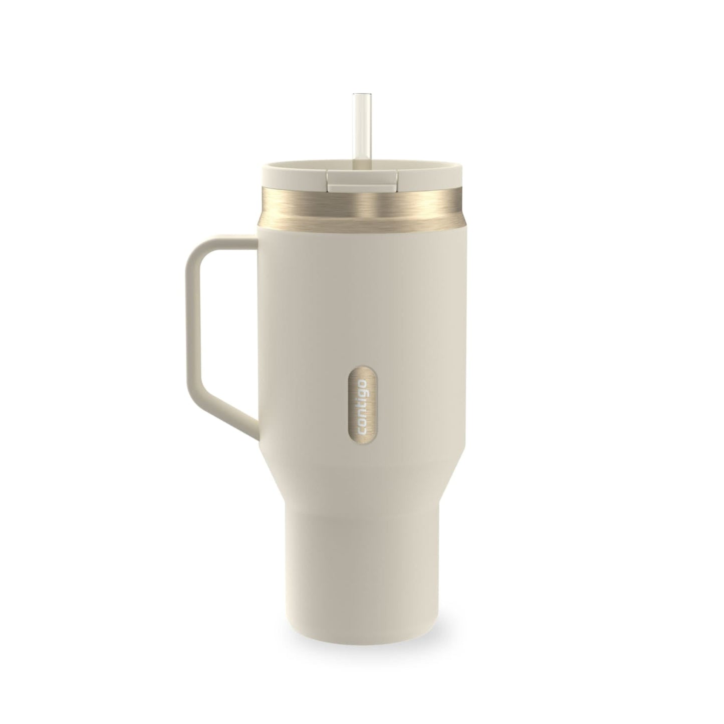 Contigo 30 oz Stainless Steel Water Bottle Tumbler with Straw – Leak-Proof Insulated Travel Mug, Reusable Water - Tumbler