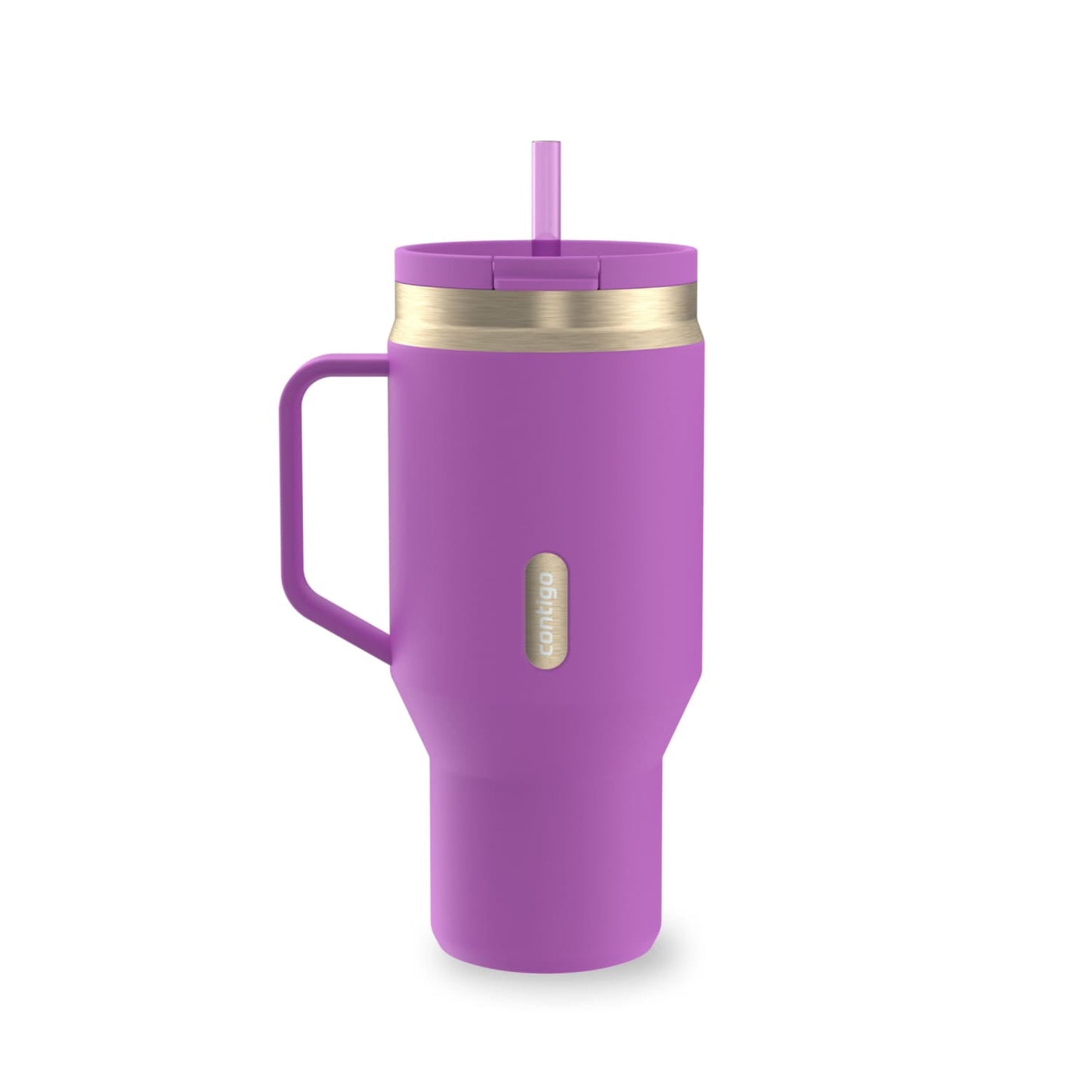 Contigo 30 oz Stainless Steel Water Bottle Tumbler with Straw – Leak-Proof Insulated Travel Mug, Reusable Water - Tumbler