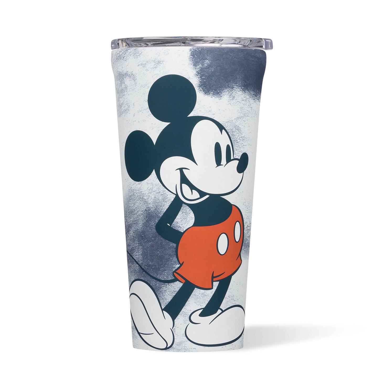 Corkcicle Disney 16 Ounce Stainless Steel Tumbler with Lid, Mickey Tie Dye
