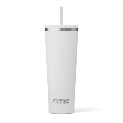 RTIC 28 oz Ceramic Lined Everyday Tumbler, Spill-Resistant Straw Lid, Plum Glitter - Tumbler