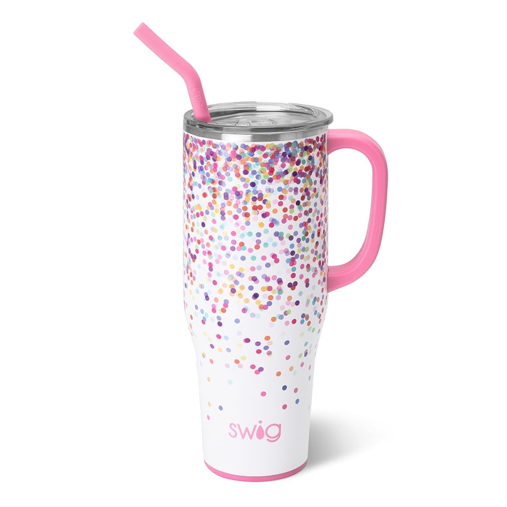 Swig Life 40oz Mega Mug | Insulated Stainless Steel Tumbler with Handle | Over The Rainbow - Tumbler