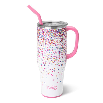 Swig Life 40oz Mega Mug | Insulated Stainless Steel Tumbler with Handle | Over The Rainbow - Tumbler