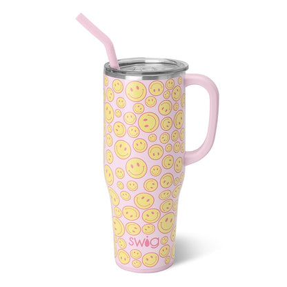 Swig Life 40oz Mega Mug | Insulated Stainless Steel Tumbler with Handle | Over The Rainbow - Tumbler