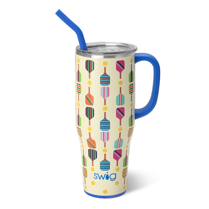Swig Life 40oz Mega Mug | Insulated Stainless Steel Tumbler with Handle | Over The Rainbow - Tumbler